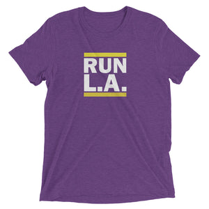 Run L.A T-Shirt | Purple and Gold
