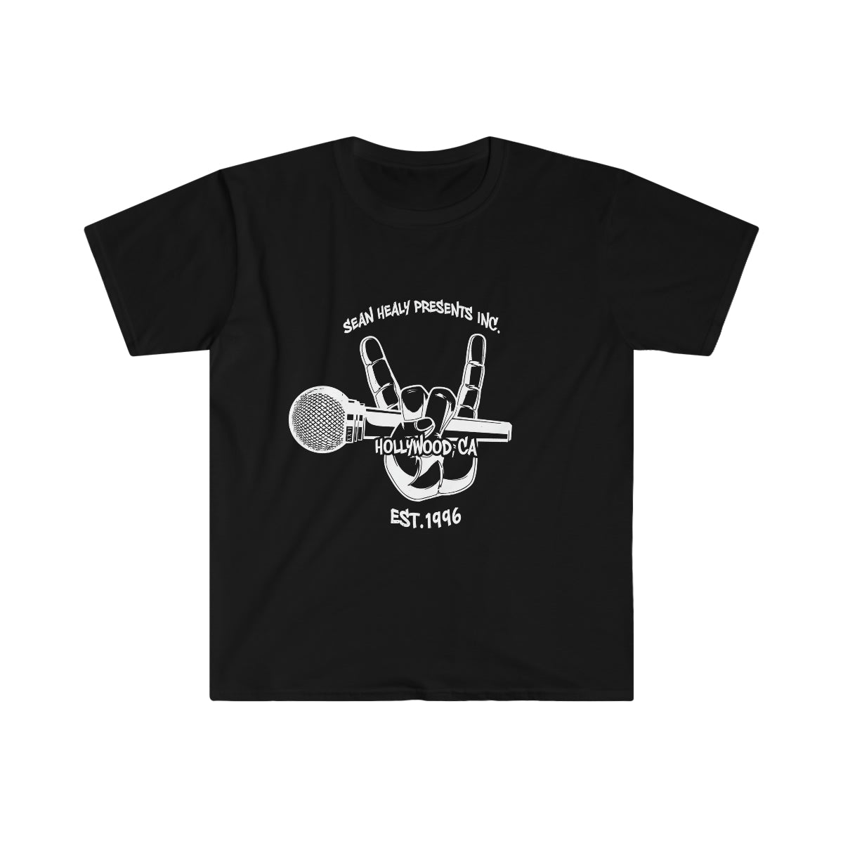 Peace Mic unisex Black graphic Tshirt– music streetwear shirt
