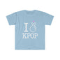 SHP K-pop unisex lightblue graphic t-shirt – softstyle streetwear tee