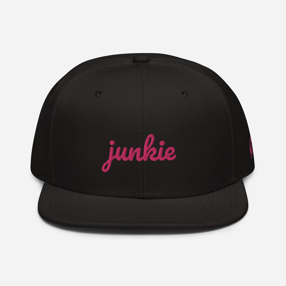 Music Junkie Snapback side logo