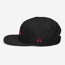 Load image into Gallery viewer, Music Junkie Snapback side logo

